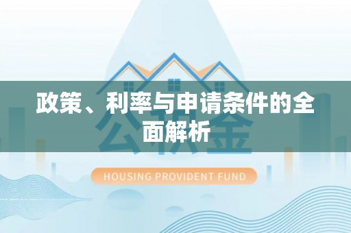 贵南政策、利率与申请条件的全面解析