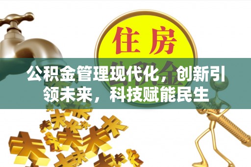 贵南公积金管理现代化，创新引领未来，科技赋能民生