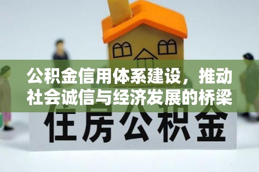 贵南公积金信用体系建设，推动社会诚信与经济发展的桥梁